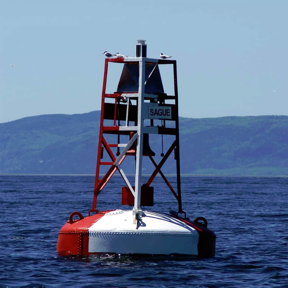Channel marker buoys